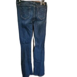 Aeropostale Womens 2 Chelsea Bootcut Jeans Stretch Denim Blue Mallcore Classic